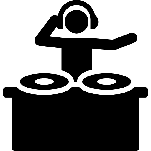 Disc jockey - Free music icons