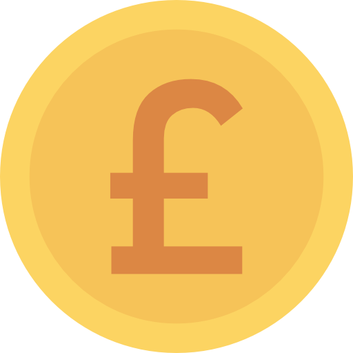 Pound free icon Pound free icon