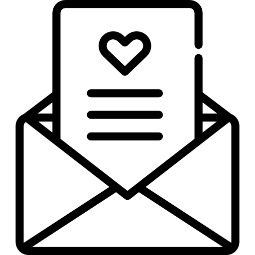 Letter - Free valentines day icons