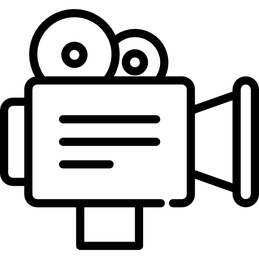 câmera de vídeo grátis ícone