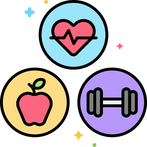 Healthy Lifestyle Flaticons Lineal Color Icon 2936