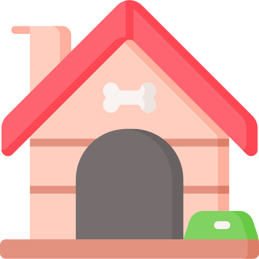 casa de perro icono gratis