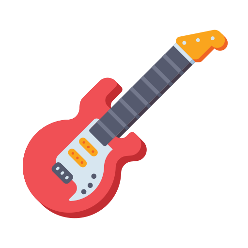 guitarra eléctrica icono gratis