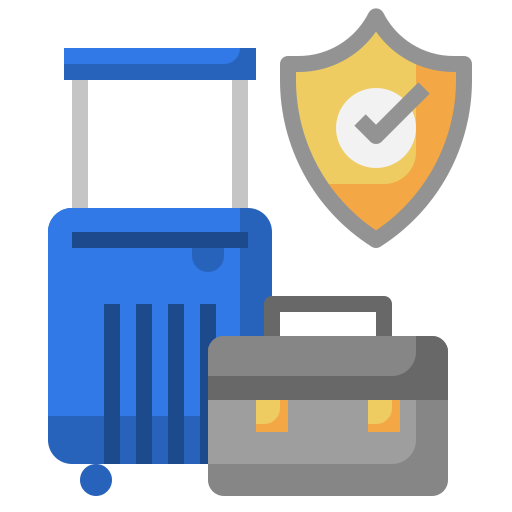 Travel insurance Surang Flat icon