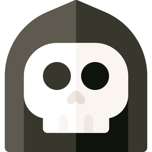 Death Basic Rounded Flat icon