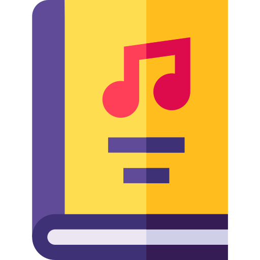 livro de musica grátis ícone