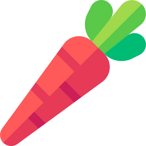 Carrot Basic Straight Flat icon