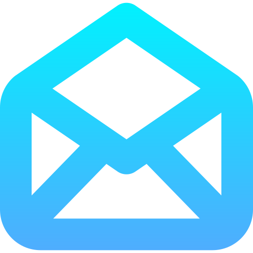 Open mail Generic Gradient icon