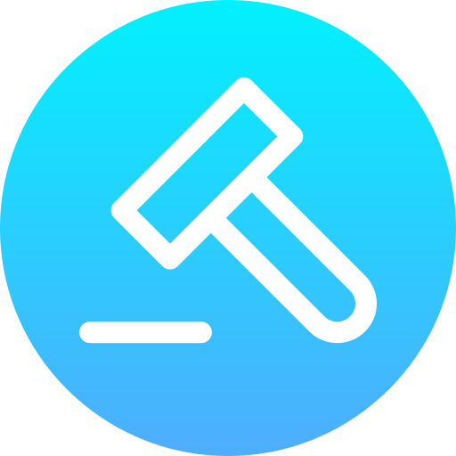 Auction Generic Flat Gradient icon