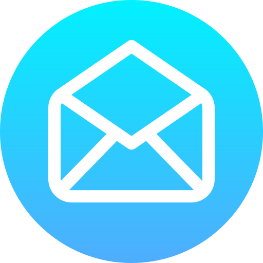 Open mail Generic Flat Gradient icon