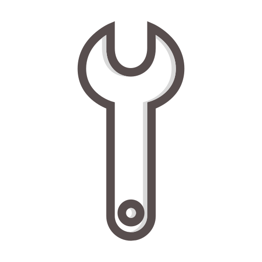 llave inglesa icono gratis