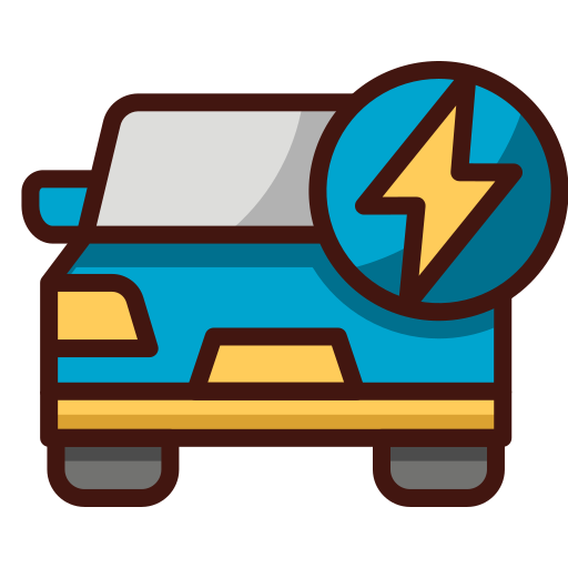 Electric car Generic Outline Color icon