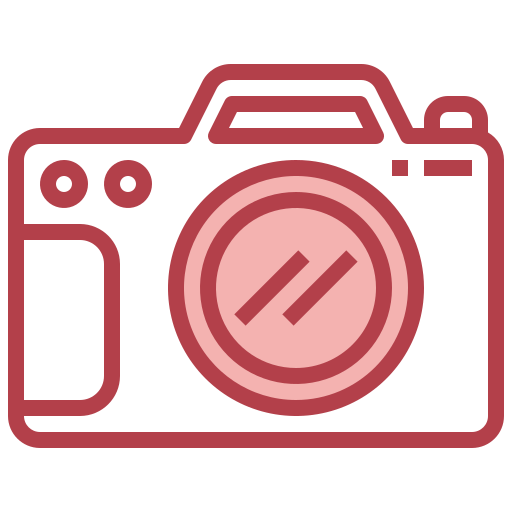 Photo camera Surang Red icon