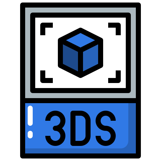 3ds - free icon