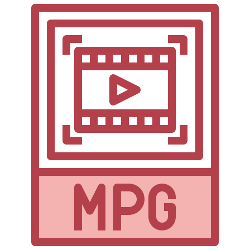 formato mpg icono gratis