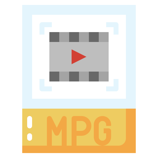 formato mpg icono gratis