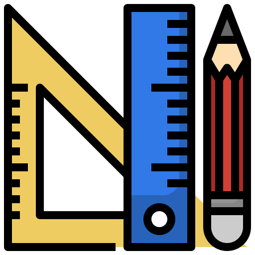 Stationery Surang Lineal Color icon