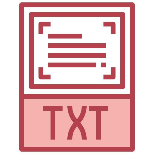 txt icono gratis