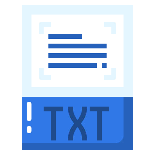 txt icono gratis