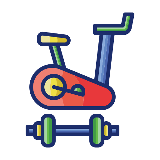 Fitness Flaticons Lineal Color icon