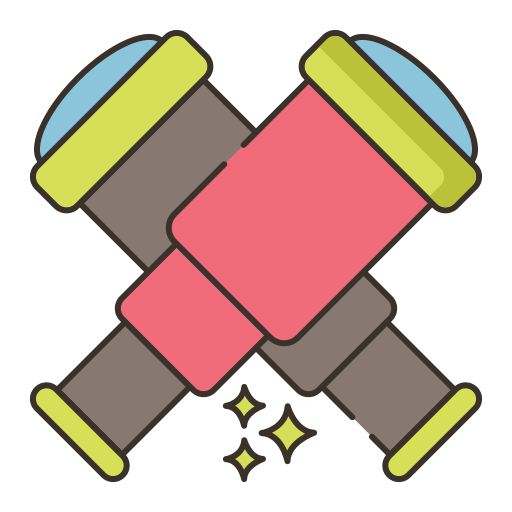 telescopio icono gratis