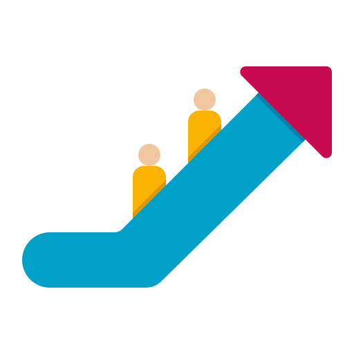 escaltor icono gratis