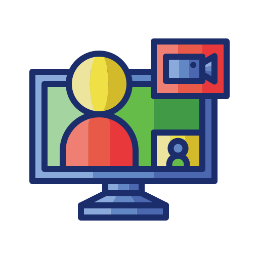 videollamada icono gratis