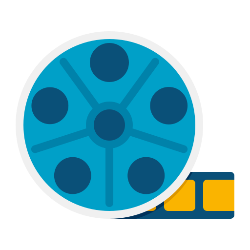 carrete de película icono gratis