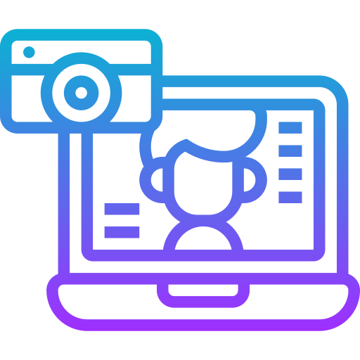 cámara web icono gratis