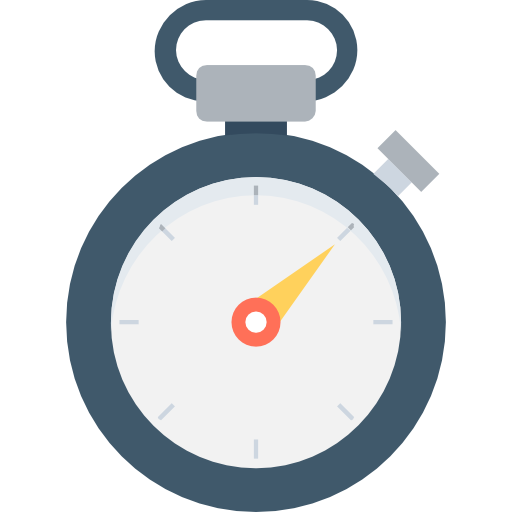 Stopclock Flat Color Flat icon