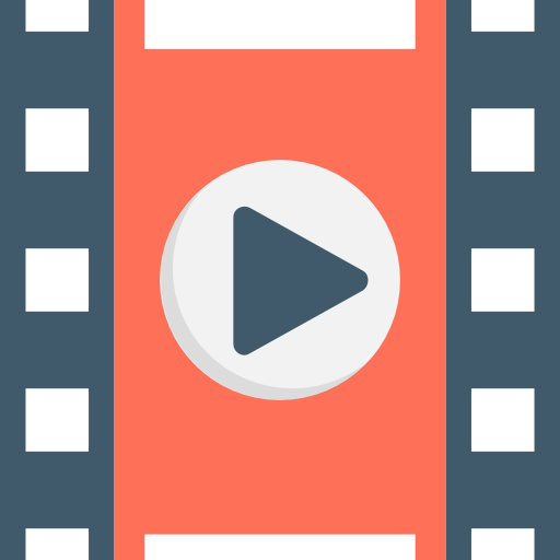 Video player Flat Color Flat icon