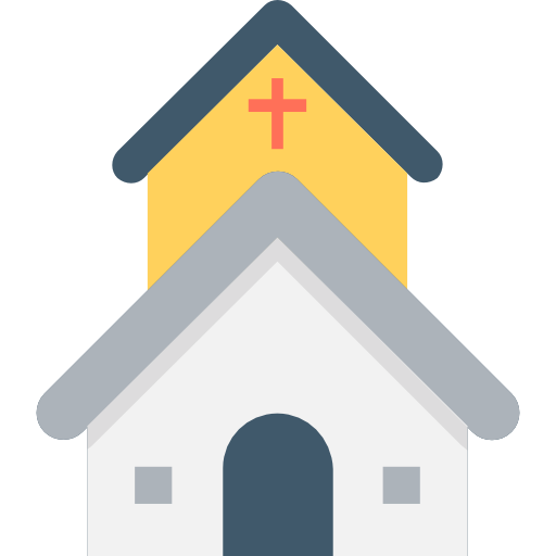 Church Flat Color Flat icon