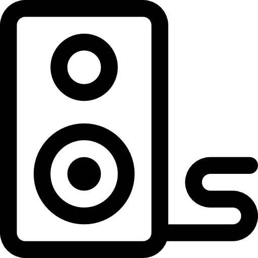 altavoz icono gratis