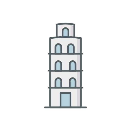 Pisa tower free icon