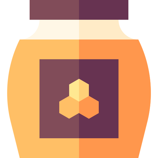 Honey Basic Straight Flat icon