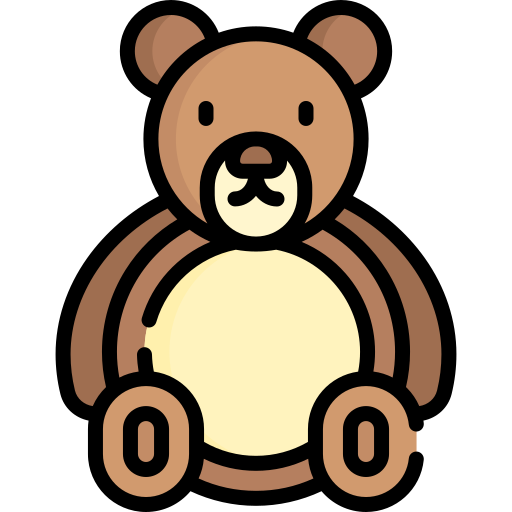 Teddy bear Special Lineal color icon