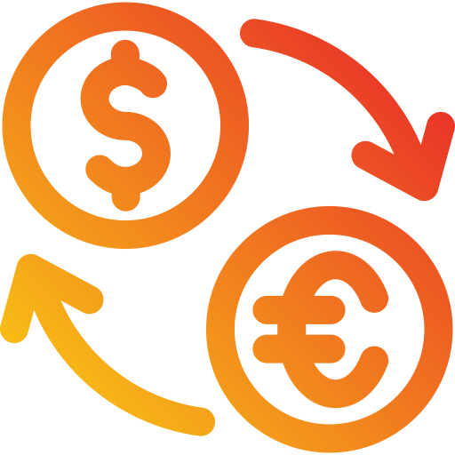 Currency exchange Generic Gradient icon