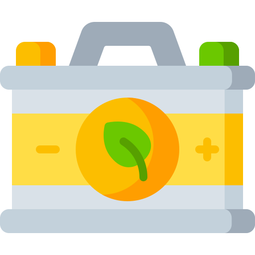 batería ecológica icono gratis