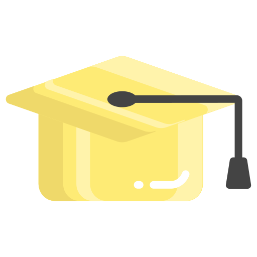 sombrero de graduacion icono gratis