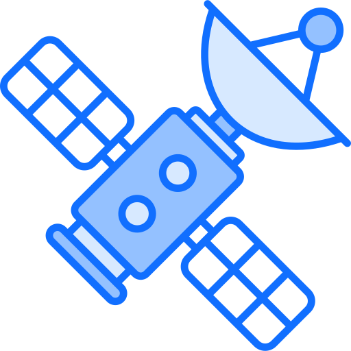 Satellite Generic Blue Icon