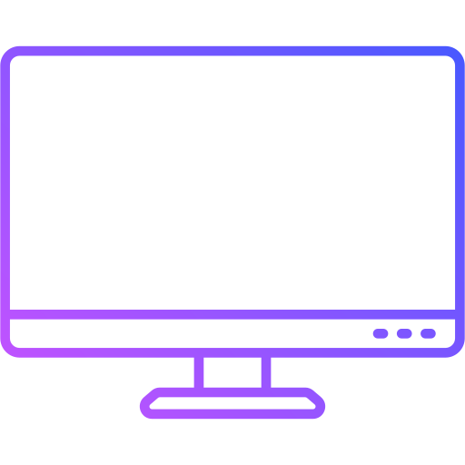 pantalla del monitor icono gratis