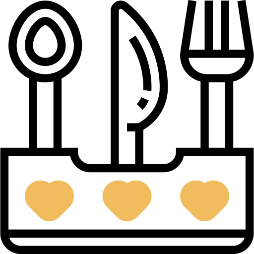 cuchillería icono gratis