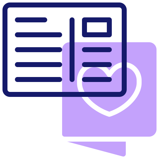 carte postale Icône gratuit