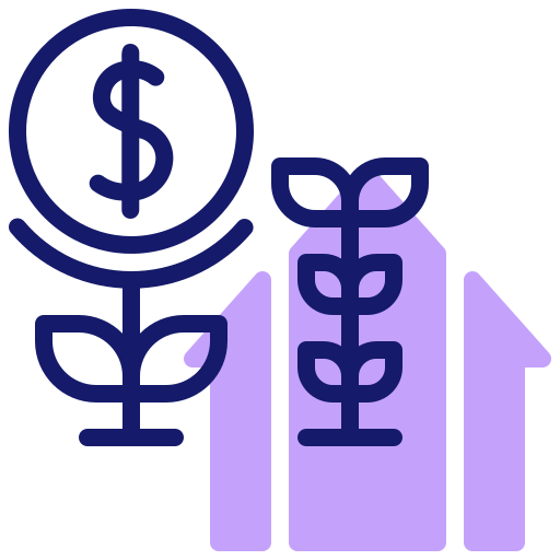 crecimiento icono gratis