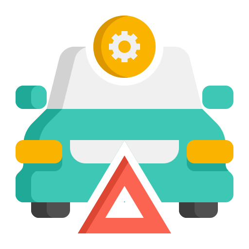 servicio de emergencia en carretera icono gratis