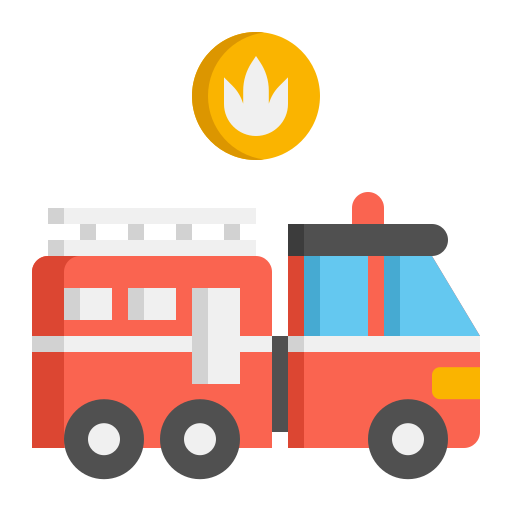 Пожарная машина бесплатно иконка