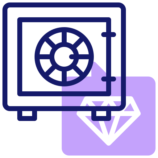 caja fuerte icono gratis