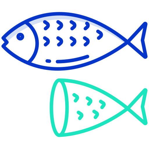 Fish Icongeek26 Outline Colour icon