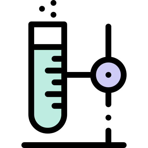 Research Detailed Rounded Lineal Color Icon