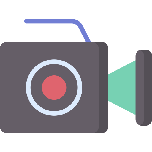 camara de video icono gratis